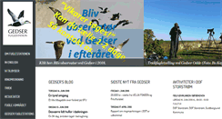 Desktop Screenshot of gedserfuglestation.dk
