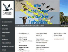 Tablet Screenshot of gedserfuglestation.dk